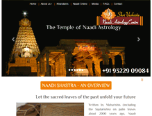 Tablet Screenshot of naadishastra.com